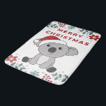 Tapis De Bain Koala Noël Neige Animaux d'hiver Koalas Bath Ma<br><div class="desc">Le koala pour Noël avec des lumières féeriques. Animaux amusants avec des cadeaux et de la neige pour les vacances. Aussi drôle pour noël en juillet. Les koalas sont des animaux mignons et parfaits pour Noël.</div>
