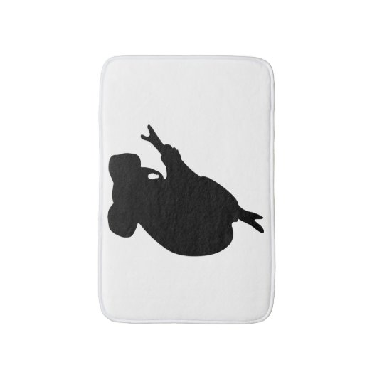 Tapis De Bain Koala Silhouette (Devant (Vertical))