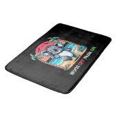 Tapis De Bain Koala vibre sur la plage (Angle)