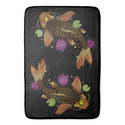 Tapis De Bain Koi Fish (devant Vertical)