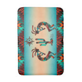 Tapis De Bain Kokopelli Et Cactus (Devant (Vertical))