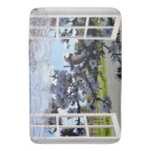 Tapis De Bain Kookaburras Par Ma Fenêtre, (devant Vertical)