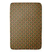 Tapis De Bain Kwanzaa Noir Jaune Vert Rouge Rouge Africain Kente (devant Vertical)