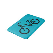 Tapis De Bain La bicyclette des femmes (Angle)