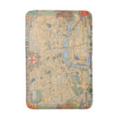Tapis De Bain La carte des enfants de Londres, Angleterre (Devant (Vertical))