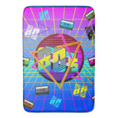 Tapis De Bain La cassette rétro des années 80 (devant Vertical)