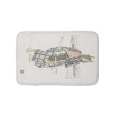 Tapis De Bain La Chasse (par Ann Macbeth) (Devant)