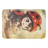 Tapis De Bain La coccinelle et le Royaume de Nectar Caché.2 (Devant)