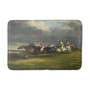 Tapis De Bain La course Epsom Derby Horse