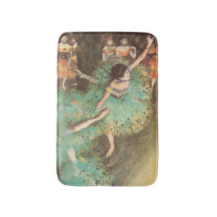 Tapis De Bain La danseuse verte par Edgar Degas, Ballet Vintage