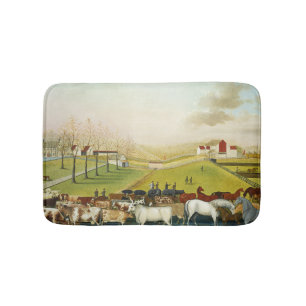 Tapis De Bain La ferme Cornell (Paysage de Pennsylvanie)