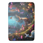 Tapis De Bain La forêt enchantée est une oasis mystique (devant Vertical)