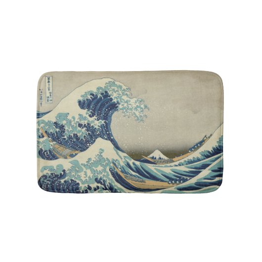 Tapis De Bain La Grande Vague au large de Kanagawa (Devant)