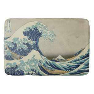 Tapis De Bain La grande vague outre de Kanagawa