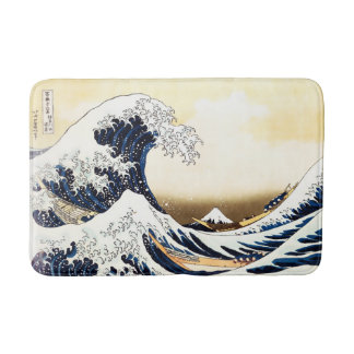 Tapis De Bain La grande vague outre de Kanagawa