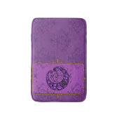Tapis De Bain La lune est pourpre (Devant (Vertical))