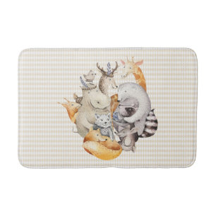 Tapis De Bain La ménagerie animale