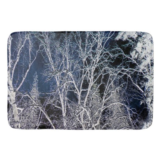 Tapis De Bain La nuit de Cold Wintry.... (Devant)