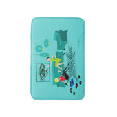 Tapis De Bain La Nuit Des Filles Rétro Dans Le Mat De Bain (Devant (Vertical))