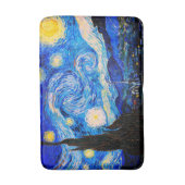 Tapis De Bain La nuit étoilée par Vincent Van Gogh (Devant (Vertical))