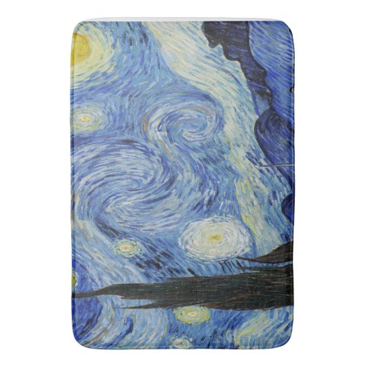 Tapis De Bain La nuit étoilée par Vincent Van Gogh (devant Vertical)