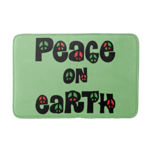 Tapis De Bain La Paix sur Terre Noël