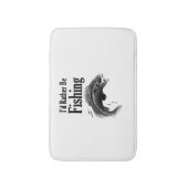 Tapis De Bain la pêche plutôt que le poisson (Devant (Vertical))