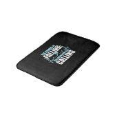 Tapis De Bain La Poudre Tombe Le Snowboard (Angle)