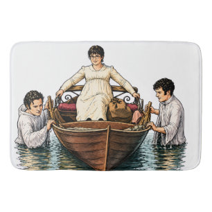 Tapis De Bain La promenade en bateau ultime de Mary Bennet