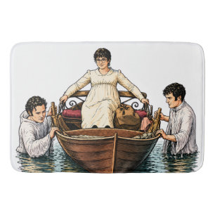 Tapis De Bain La promenade en bateau ultime de Mary Bennet