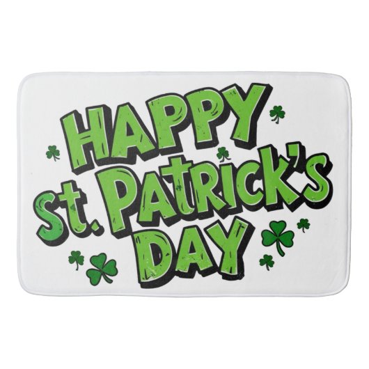 Tapis De Bain la Saint-Patrick, le jour de Patrick  (Devant)