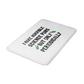 Tapis De Bain La Science fait des calembours périodiquement (Angle)