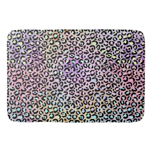 Tapis De Bain La série Léopard Iridescent Design 6 (Devant)
