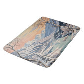 Tapis De Bain La tranquillité d'hiver (Angle)