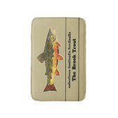 Tapis De Bain La truite de ruisseau magnifique pour les fans de (Devant (Vertical))