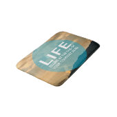 Tapis De Bain La vie commence (Angle)