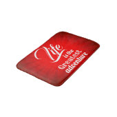 Tapis De Bain La vie est la plus grande aventure (Angle)