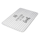 Tapis De Bain La vie est meilleure à la plage (Angle)