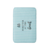 Tapis De Bain La vie est meilleure à la plage (Devant (Vertical))