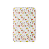 Tapis De Bain La vie est meilleure avec l'aquarelle de poulet (Devant (Vertical))