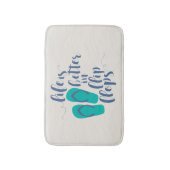 Tapis De Bain La vie est meilleure dans des bascules (Devant (Vertical))