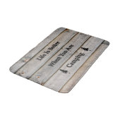 Tapis De Bain La vie est meilleure quand on campe (Angle)