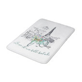 Tapis De Bain La vie est une belle balade (Angle)