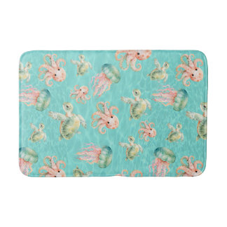 Tapis De Bain La vie marine sous-marine