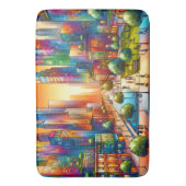 Tapis De Bain La ville (devant Vertical)