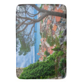 Tapis De Bain La ville croate d'Omis. (devant Vertical)