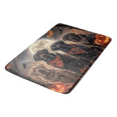 Tapis De Bain Labrador Halloween Éffrayant (Angle)