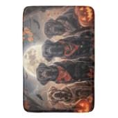 Tapis De Bain Labrador Halloween Éffrayant (devant Vertical)