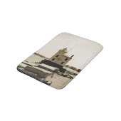 Tapis De Bain Lac Erie Lighthouse (Angle)
