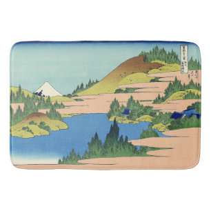 Tapis De Bain Lac Hokusai Hakone dans la province de Sagami